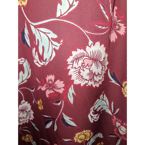 Old Navy Sheer Floral Short Sleeve V-neck Blouse Sz XXL - Picture 3 of 3